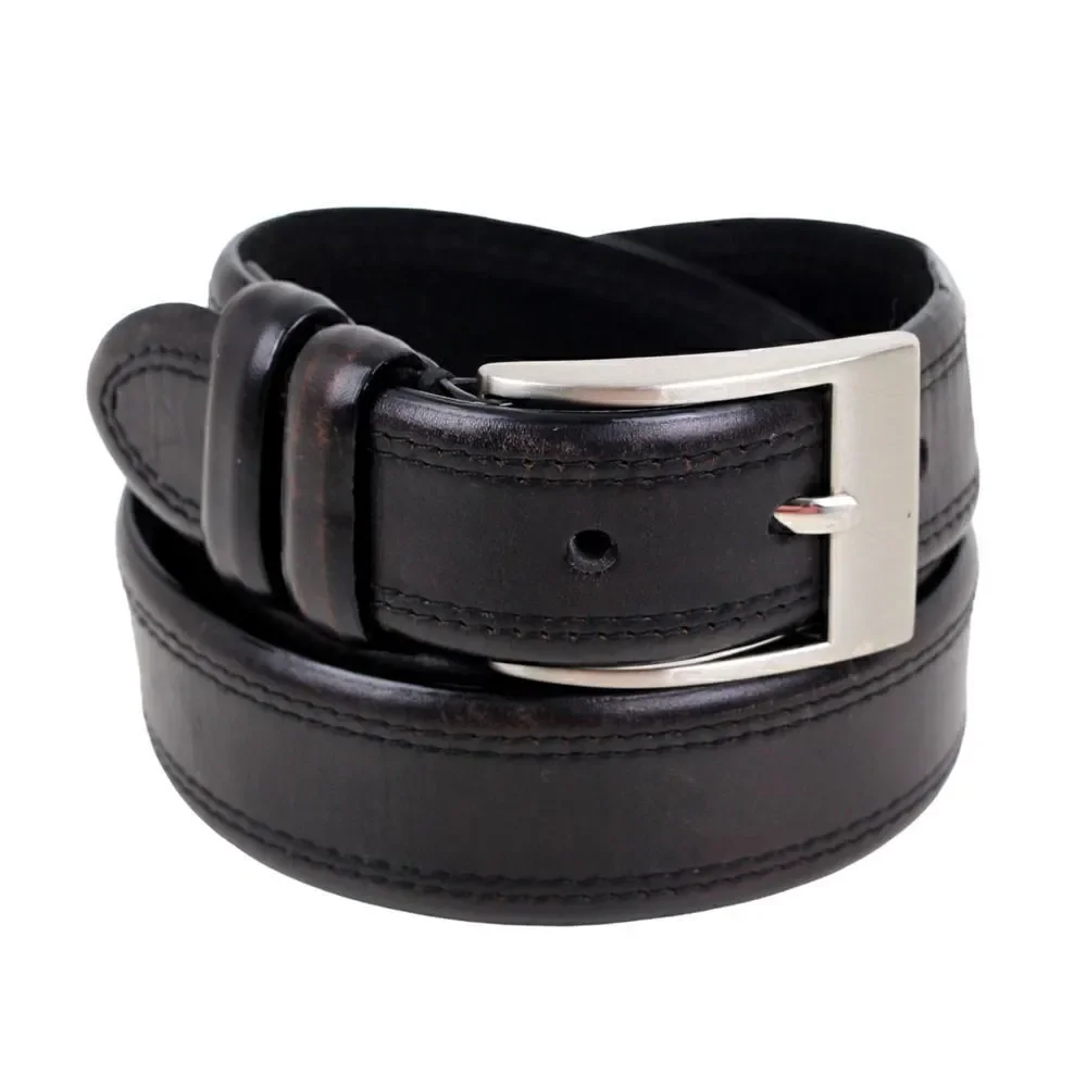 DOCKERS BLACK GENUINE LEATHER 1 3/8